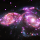 Illustration for article titled This Galactic Collision Is A Beautiful Spawning Ground For Supernovae